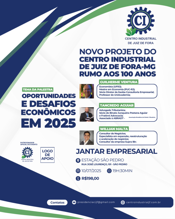 Jantar Empresarial: Oportunidades e Desafios Econômicos em 2025